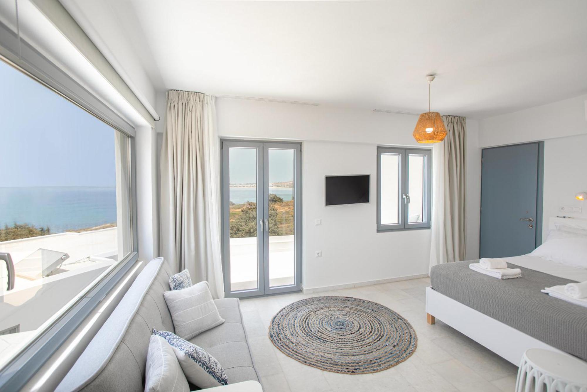 Seanfinity Beachfront Suites Mikri Vigla Cameră foto