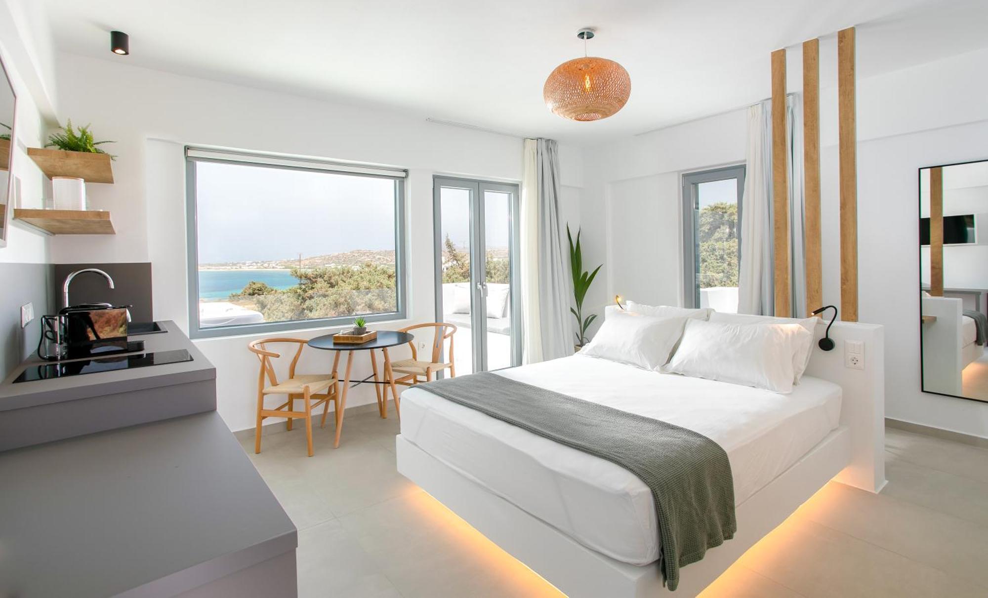 Seanfinity Beachfront Suites Mikri Vigla Cameră foto
